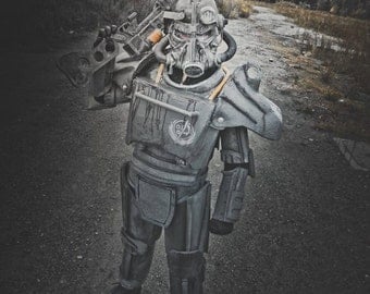 Fallout inspired Power Armor and Laser Rifle Prop bundle