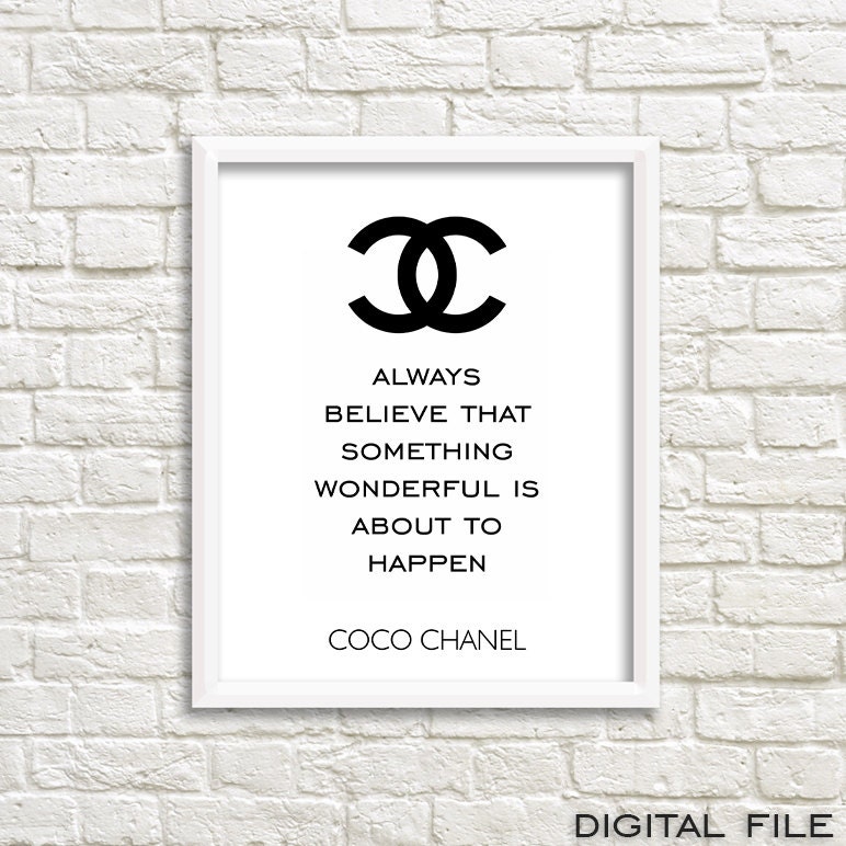 chanel download Chanel interior modern wall decor by GrafikShop