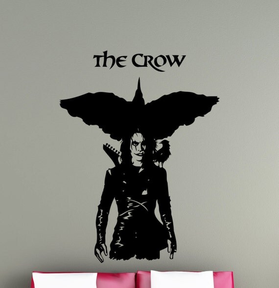 The Crow Wall Sticker Movie Superhero Vinyl Decals Home