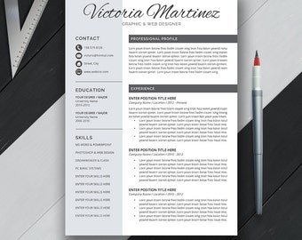 Creative Resume Template & Cover Letter US by ResumeDesignCo