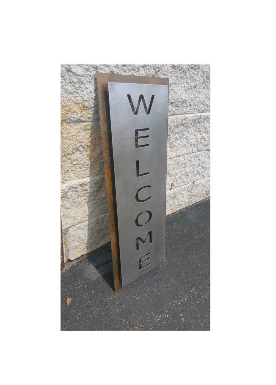 Large Outdoor Sign Measures 32 tall by