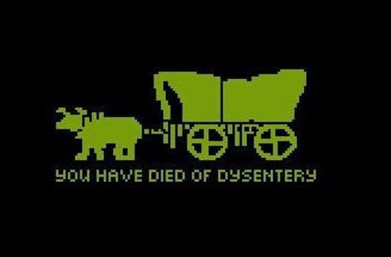 You have died of dysentery from ImInXStitches on Etsy Studio