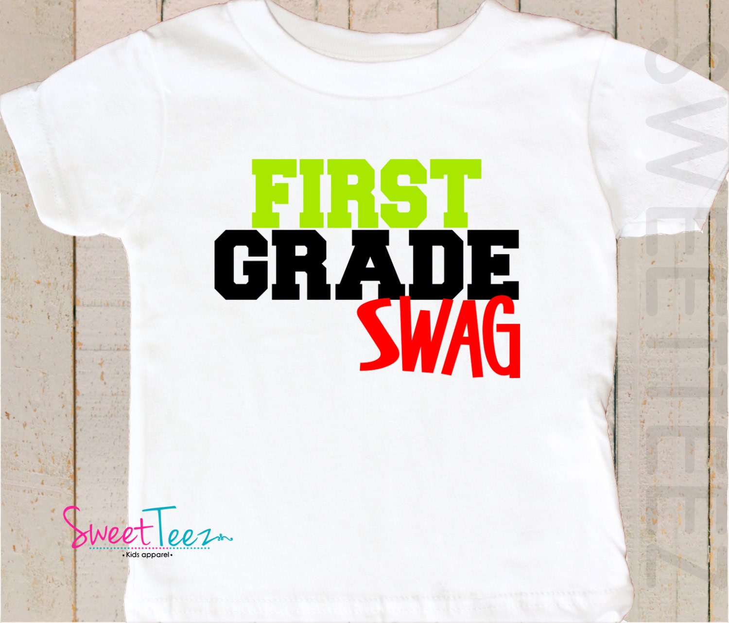 First Grade Shirt Swag Kids shirt Back to school top Girl Boy