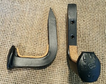 GUN HOOKS Railroad Spike Gun RACK Hook Rack Hanger Rack Wall Decor western rustic hook Gun Rack *Sale*