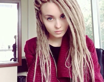 Blonde Double Ended Synthetic Dreads Dreads