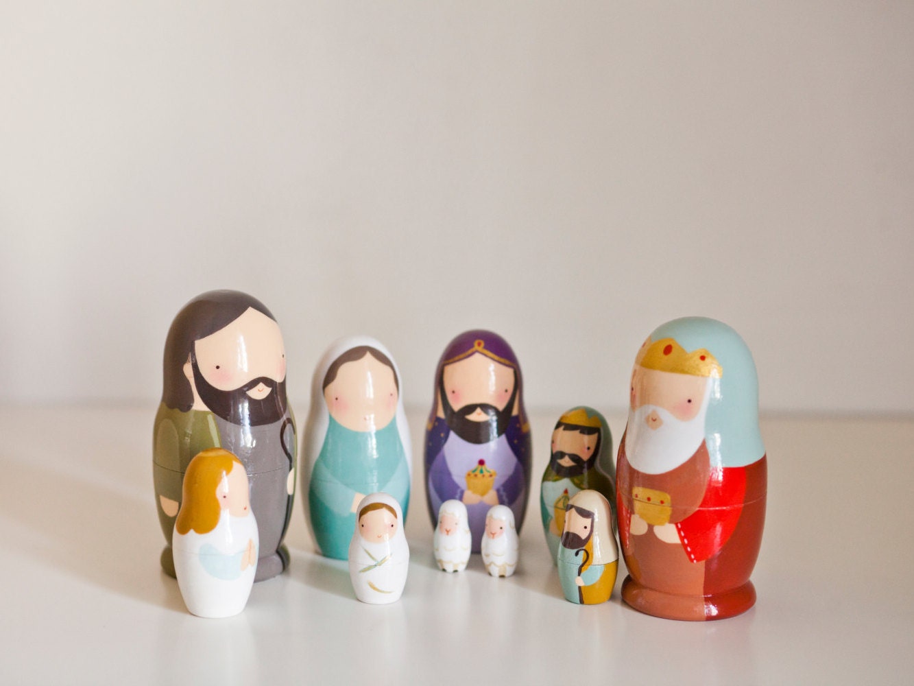 nativity nesting dolls