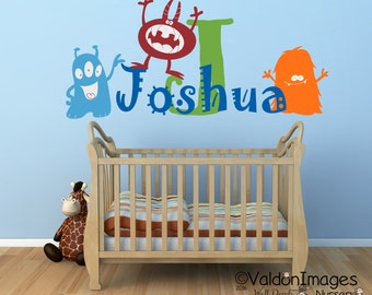Monster wall decals | Etsy