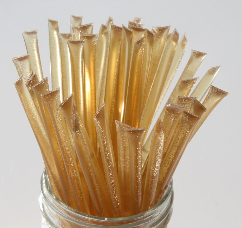 Honey Straws 15ct by CapitalBee on Etsy