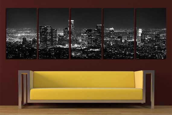 Los Angeles Wall Art los angeles canvas print wall art set los angeles skyline los Los Angeles Wall Art los angeles canvas print wall art set los angeles skyline los