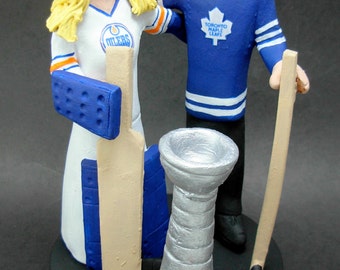 Oilers cake  toppers  Etsy