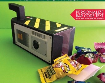 Ghost-buster Trap Box - Ghost-buster Party Favor Box, Gift Card Box, Ghost-busters Birthday | Instant Download DIY Printable PDF Kit