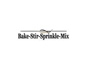 Bake Stir Sprinkle Mix - Kitchen Wall Decal - Vinyl Wall Decals, Wall Decor, Kitchen Wall Decals, Kitchen Wall Decor, Kitchen Decal
