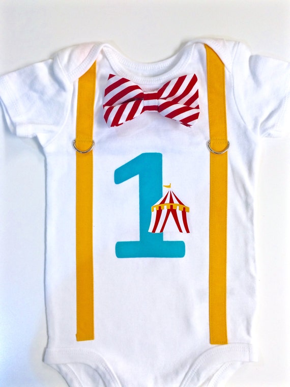 Circus Birthday Outfit. Baby Boy First by CuddleSleepDream on Etsy