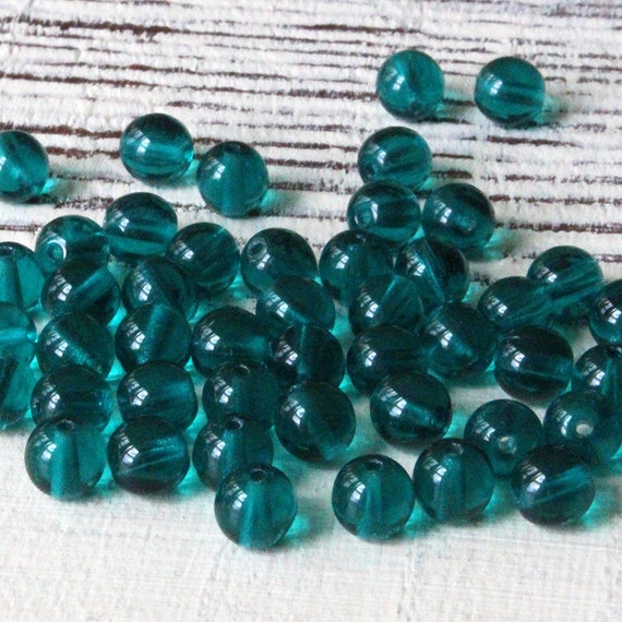 6mm Round Glass Beads Jewelry Making Supply 6mm Druk Beads