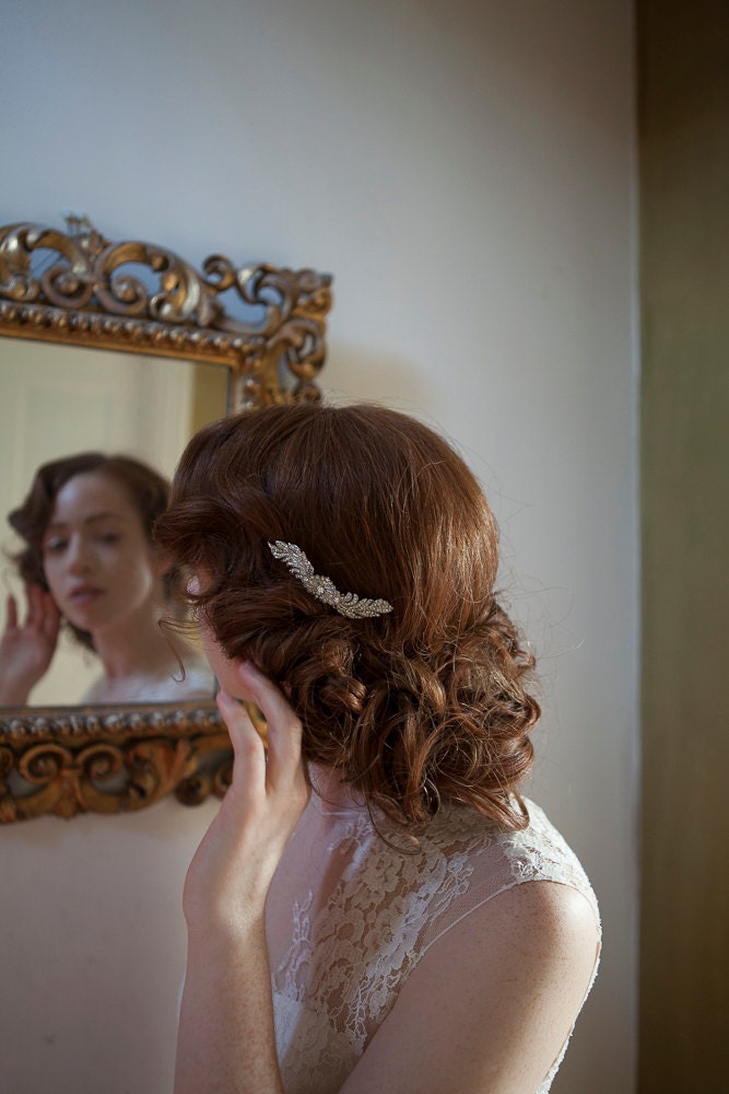 Vintage style Hair comb Art Deco comb 1930s wedding hair