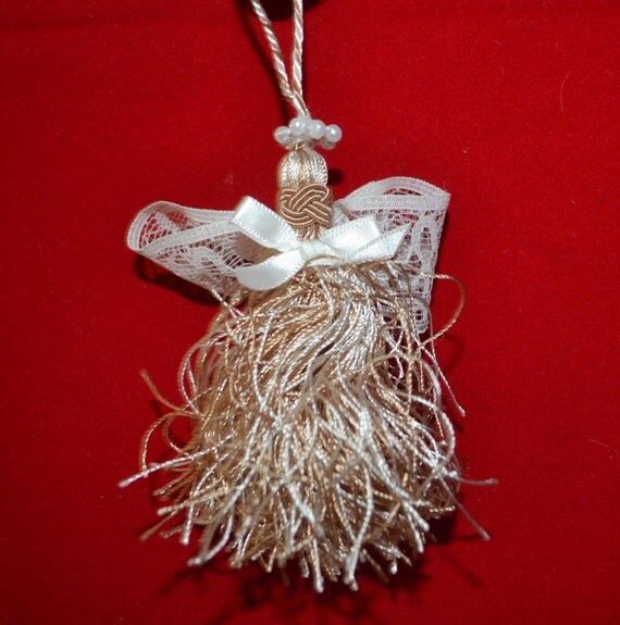 items similar to ornament vintage angel ornament tassel items similar to ornament vintage angel ornament tassel