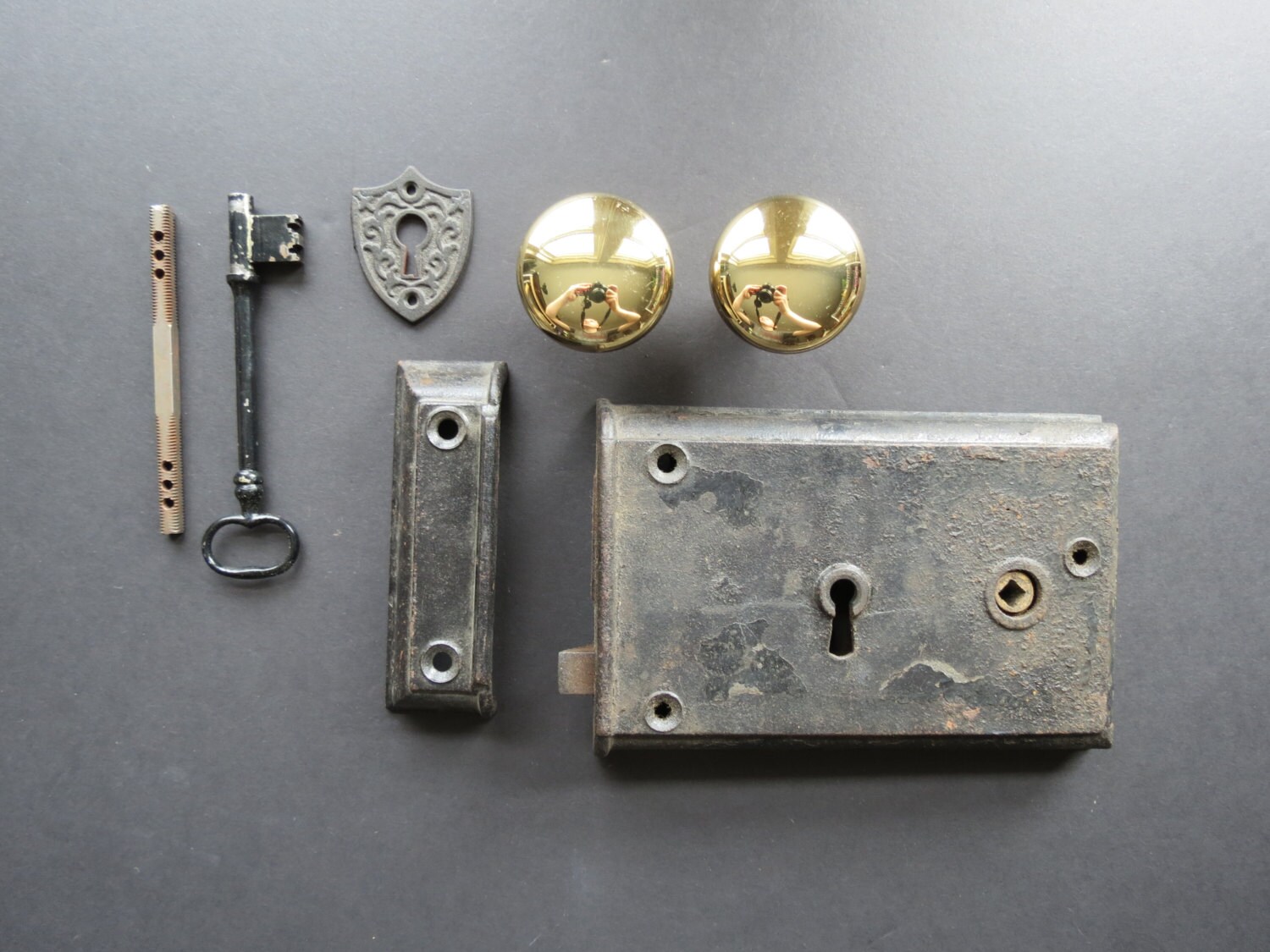 Reproduction Antique Door Locks vintage door hardware set // reproduction antique style dramatic Reproduction Antique Door Locks vintage door hardware set // reproduction antique style dramatic