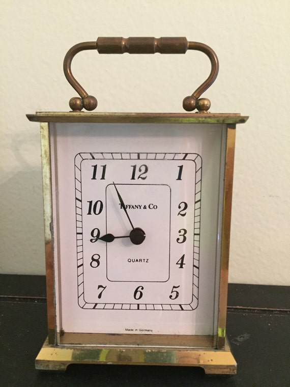 TIFFANY and CO CLOCK Small Clock Battery by agelessalchemy on Etsy