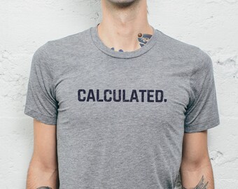 Rocket League CALCULATED T Shirt Quick Chat Custom Football Soccer Soccar Video Game Clothing