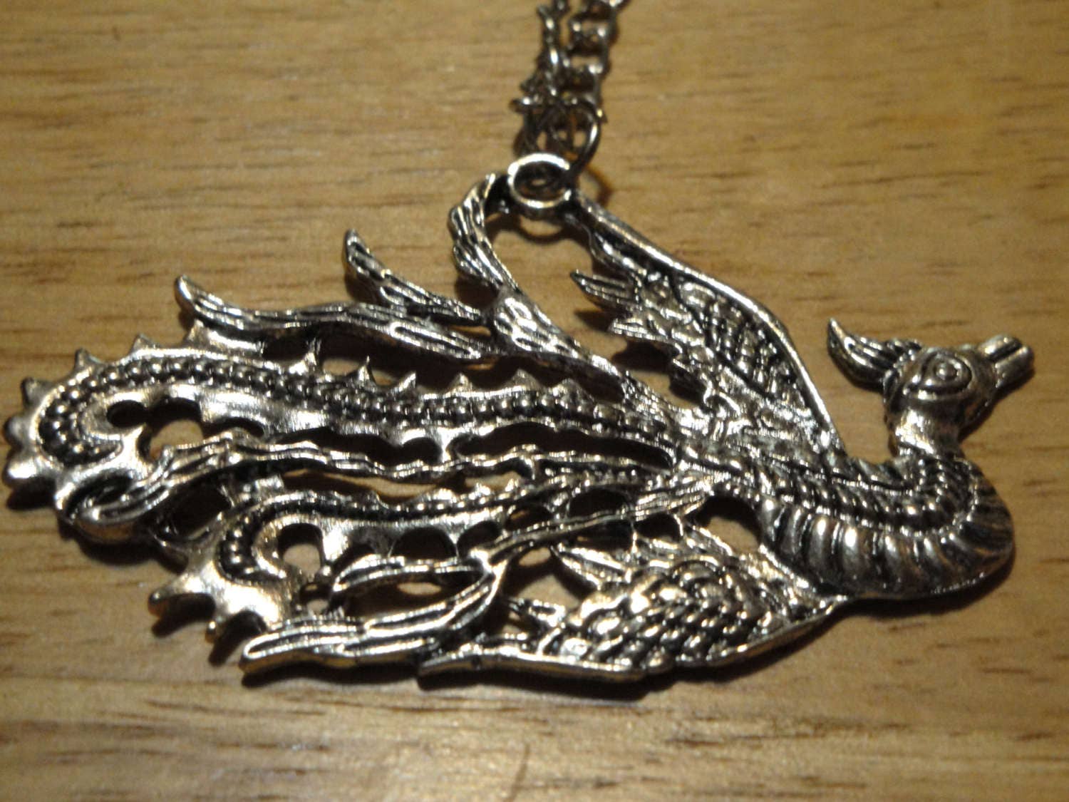 Phoenix Charm Necklace