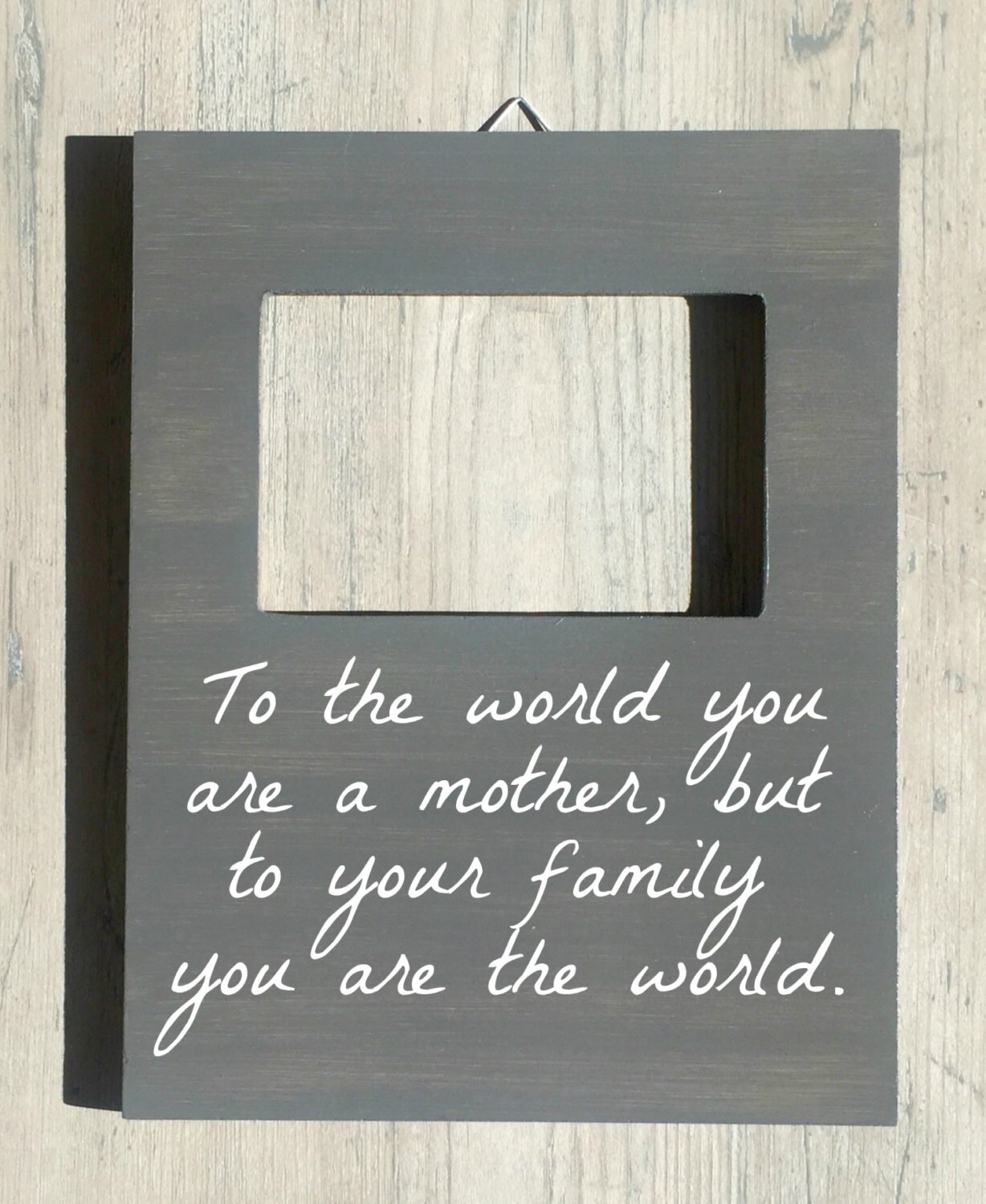 Custom Quote Photo Frame Mom Quote Frame Mother by FourLeafFrames