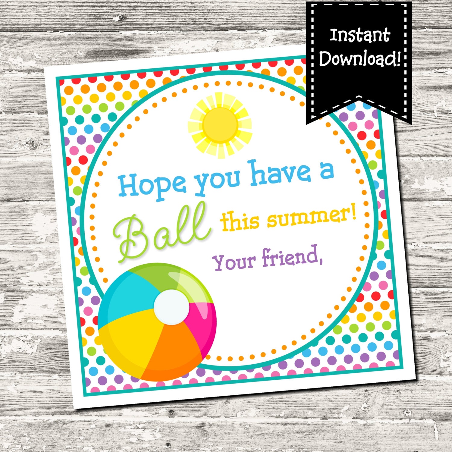 Hope You Have A Ball This Summer Free Printable Printable Word Searches