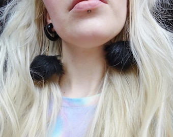 pom stud pom press fur with Etsy pom pom Fur