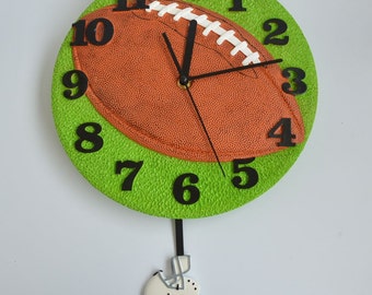 Pendulum Round Modern Wall Clocks Football Shaped