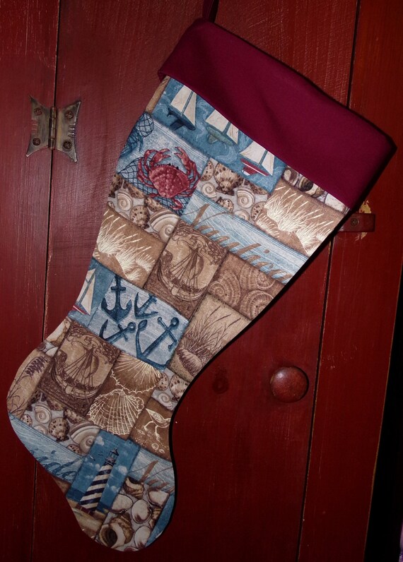 Nautical Christmas Stocking