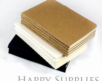 BULK 50 (64K /A6/10x14cm) Blank Kraft Notebooks / Express Post (NO LOGO or Marks on Cover)