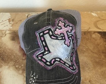 Plexus Cross in Texas Hat (Customizable)