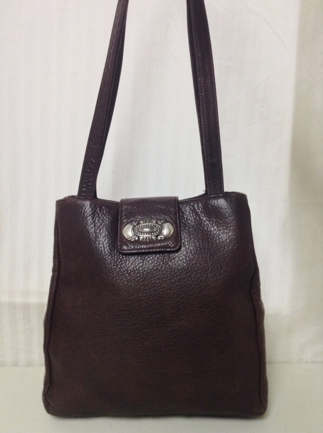 Brown Leather Pursebag Jones New York Shoulder Bag