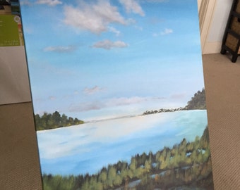 Western Lake opening to the Gulf along 30a