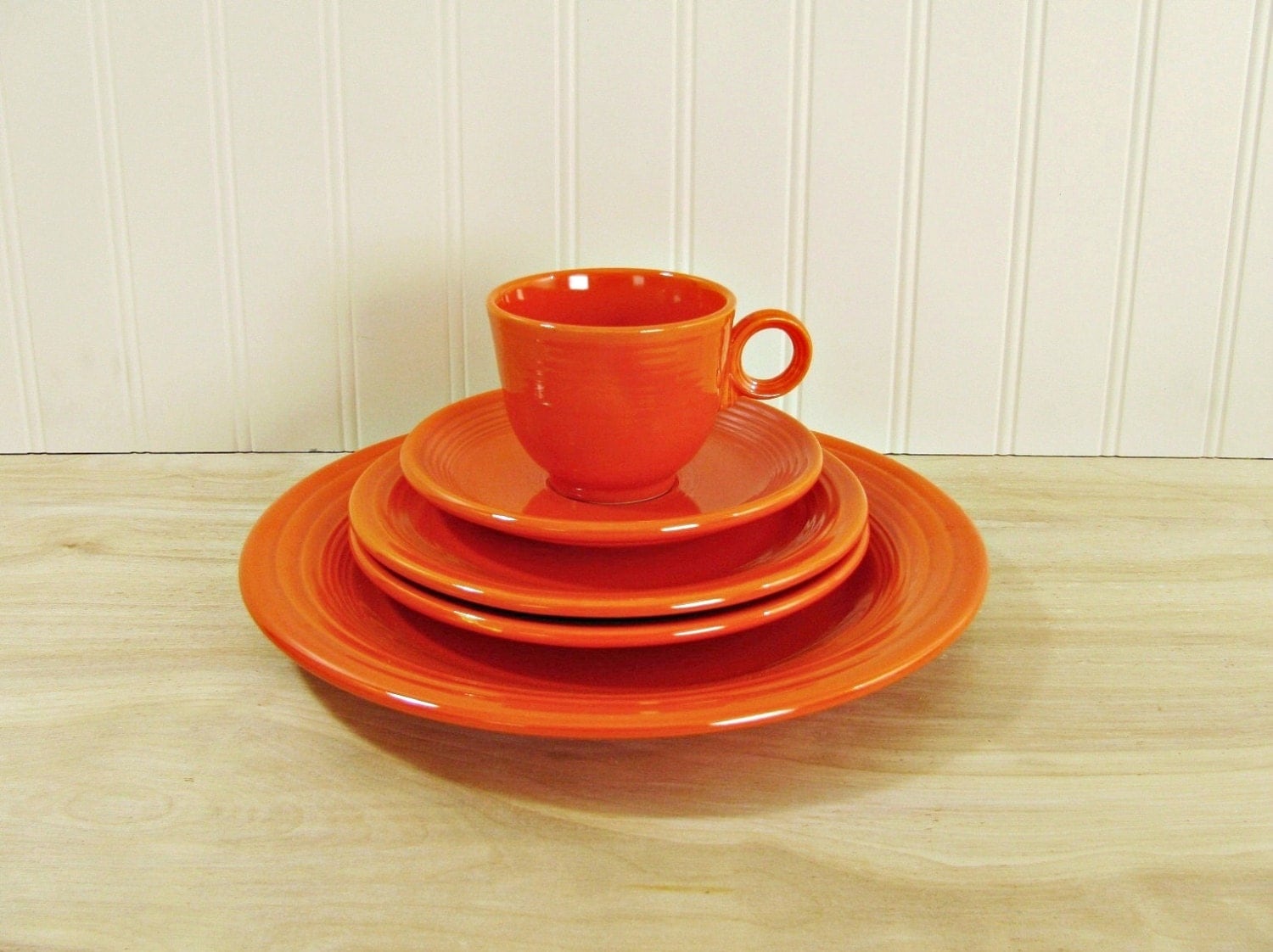 Vintage Original Fiestaware Homer Laughlin Fiestaware 5 Piece