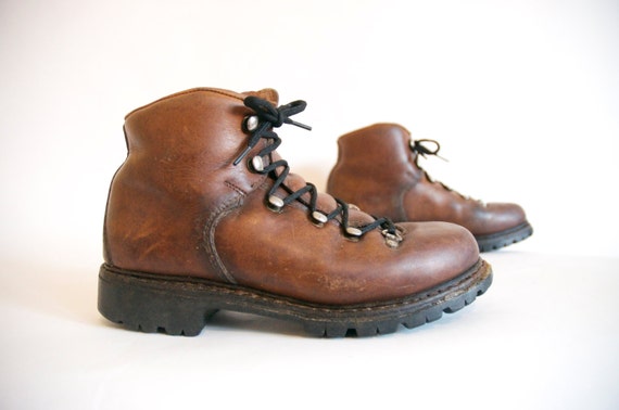 Vintage RAICHLE Hiking Boots Women's 5.5 Brown Leather