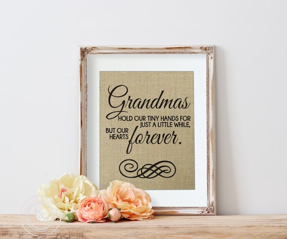 Grandmothers hold our hearts Forever
