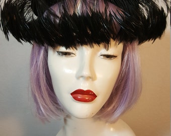 FREE SHIPPING 1950 Saucer Hat
