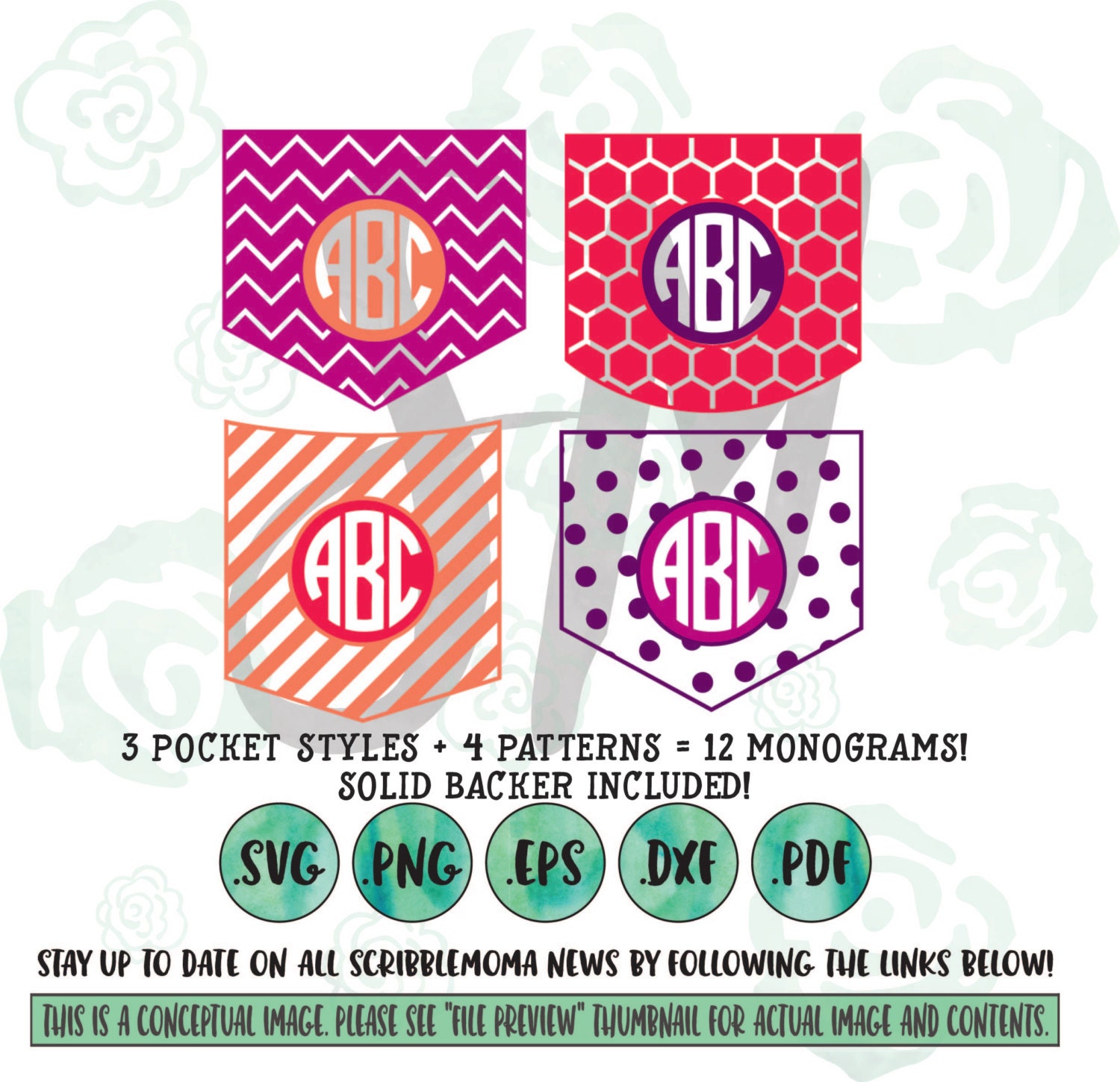 pocket monogram