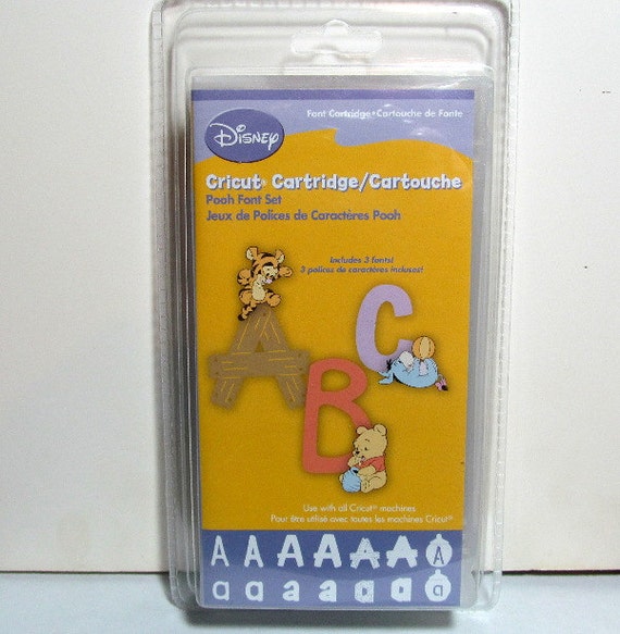 Cricut Cartridge Disney Pooh Font Brand New
