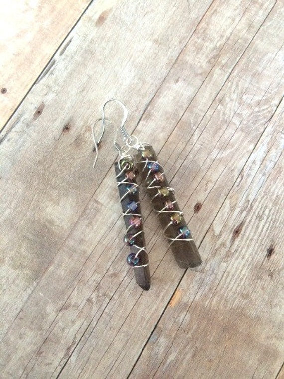 283 Smoky Quartz Earring main image 1