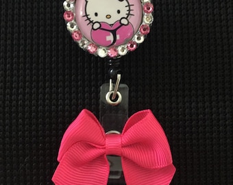 Hello Kitty Nurse Retractable Badge Holder!