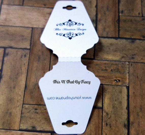 Custom Fold Over Bracelet/Necklace Cards by ThisNThatByTracy