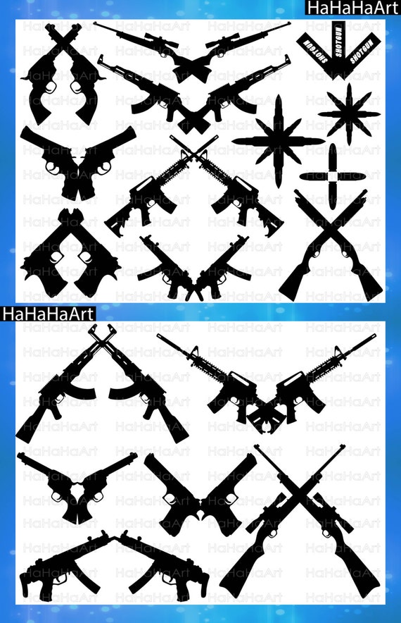 Download Designs Guns Monogram Cutting Files Svg Png Jpg Eps Dxf