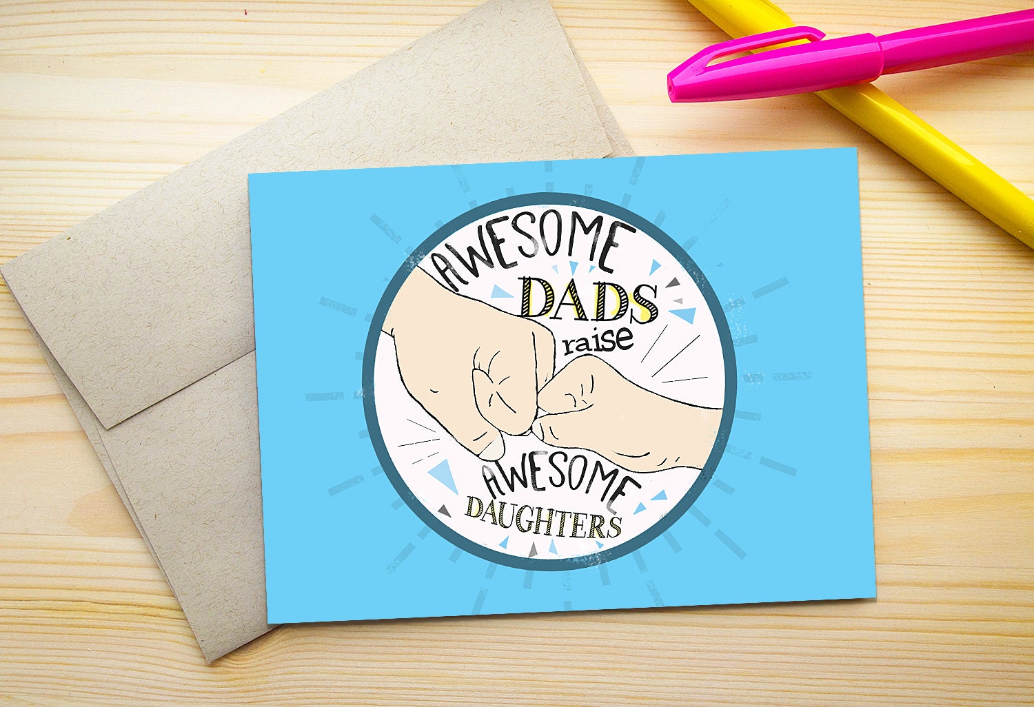 fathers day card from daughter new dad fathers day