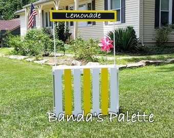 Lemonade Stand, Kissing Booth, Girl Scout Cookies, Photo Prop, Market Stand, Play Store, Birthday Gift, Christmas, Foldable & Personalized