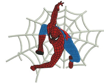 Spiderman embroidery pattern 5 sizes Machine embroidery design Digital Download
