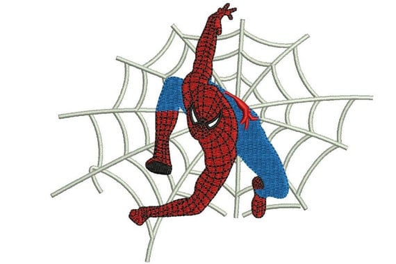 Spiderman embroidery sybju 5 sizes machine embroidery design Spiderman embroidery sybju 5 sizes machine embroidery design
