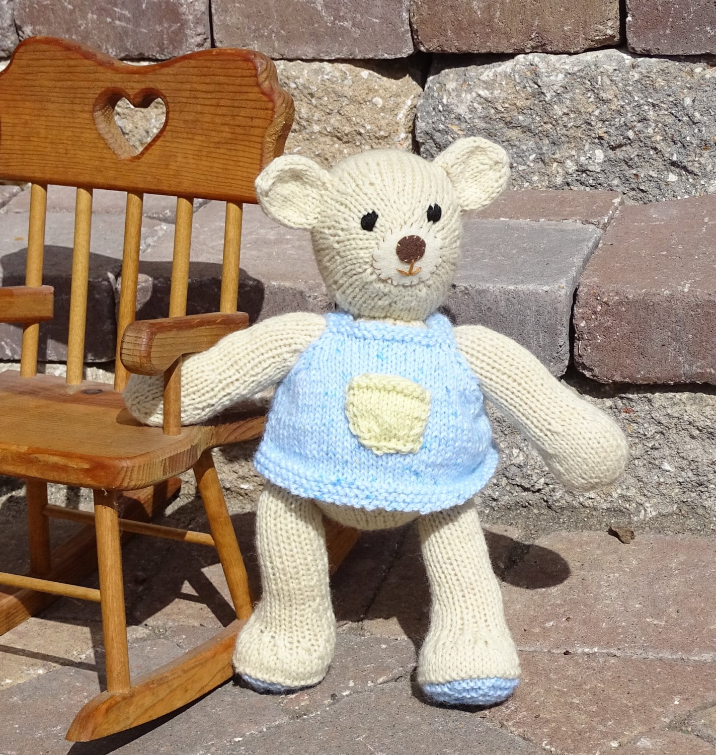 woolen thread teddy bear