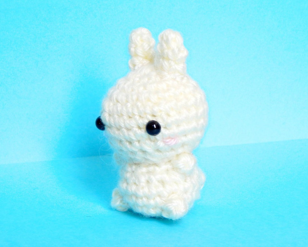 stuffed bunny keychain