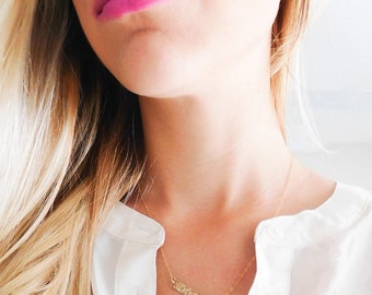 Coordinate Necklace, Latitude Longitude Necklace, Gold Bar Necklace, Personalized Gold Bar, 14k Gold Filled, Bridesmaid Necklace, Gifts